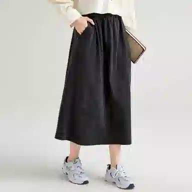 法文箱子 时尚简约百搭休闲长裙 女款