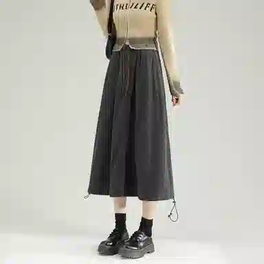 法文箱子 时尚百搭垂感休闲长裙 女款