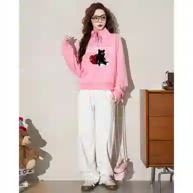 法文箱子 舒适休闲简约卫衣 女款