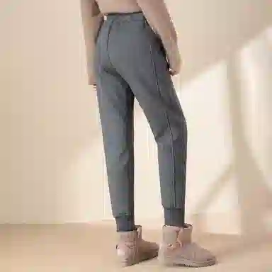 法文箱子 高腰修身微弹休闲裤 女款