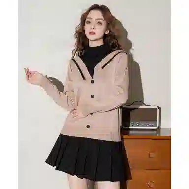 法文箱子 舒适休闲通勤针织衫 女款