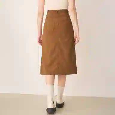 法文箱子 纯色百搭舒适简约休闲长裙 女款