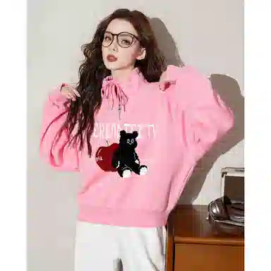 法文箱子 舒适休闲简约卫衣 女款