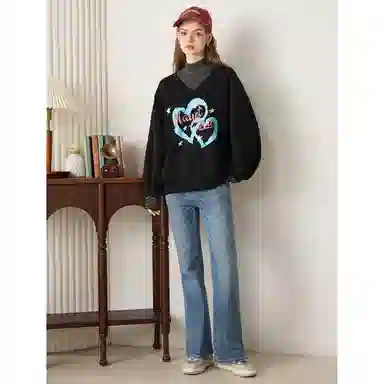 法文箱子 舒适休闲通勤卫衣 女款