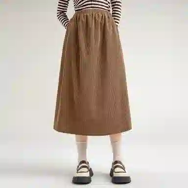 法文箱子 时尚简约百搭休闲长裙 女款