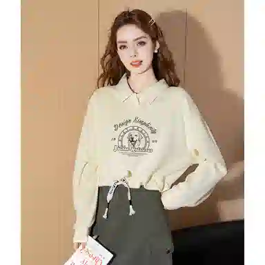 法文箱子 简约舒适休闲卫衣 女款