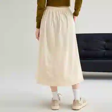 法文箱子 时尚简约百搭休闲长裙 女款