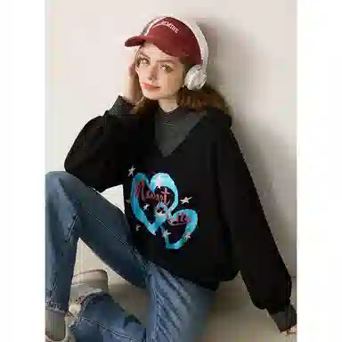 法文箱子 舒适休闲通勤卫衣 女款