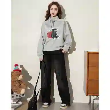 法文箱子 舒适休闲简约卫衣 女款