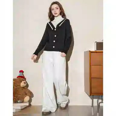 法文箱子 舒适休闲通勤针织衫 女款