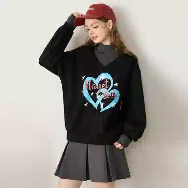 法文箱子 舒适休闲通勤卫衣 女款