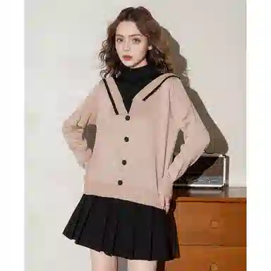 法文箱子 舒适休闲通勤针织衫 女款