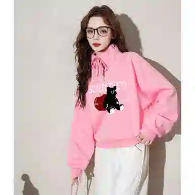 法文箱子 舒适休闲简约卫衣 女款