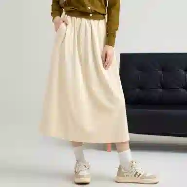 法文箱子 时尚简约百搭休闲长裙 女款