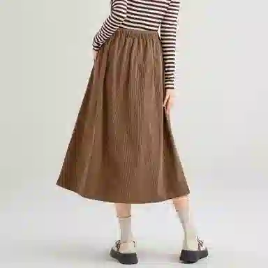 法文箱子 时尚简约百搭休闲长裙 女款