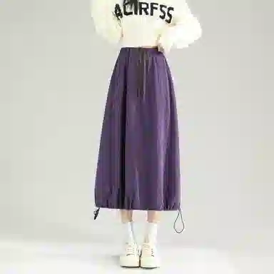 法文箱子 时尚百搭垂感休闲长裙 女款