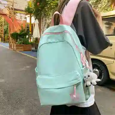 BRABOSTON Nylon Backpack White