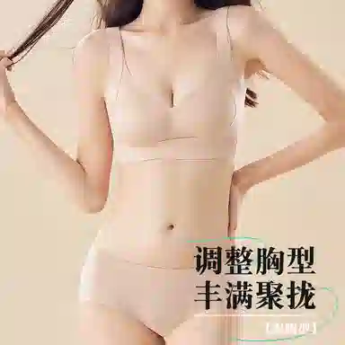 花蔓色 双重提拉运动小胸聚拢显大收副乳防下垂调整型文胸 女款