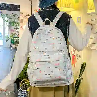 HCXK Cat Backpack Blue