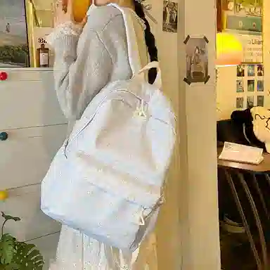HCXK Cat Backpack Blue