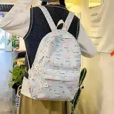 HCXK Cat Backpack Blue