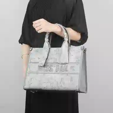 MISS GAIL Embroidered Tote Bag