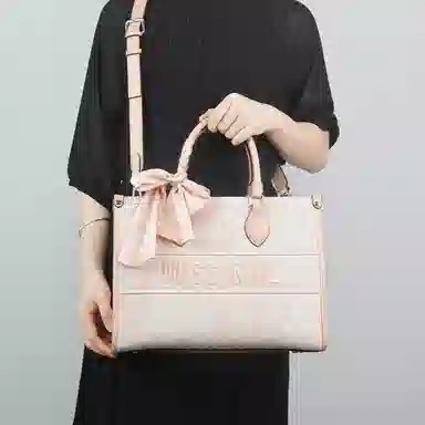 MISS GAIL Embroidered Tote Bag