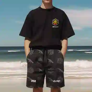 Snowday x STA Basic nylon Short