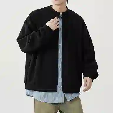 悍戈 多风格融合的假两件长袖开衫或衬衫 休闲舒适又百搭卫衣 男女同款