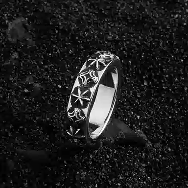 ROCK&RIDE Star Cross Ring