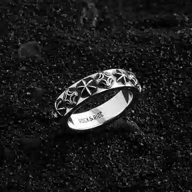 ROCK&RIDE Star Cross Ring
