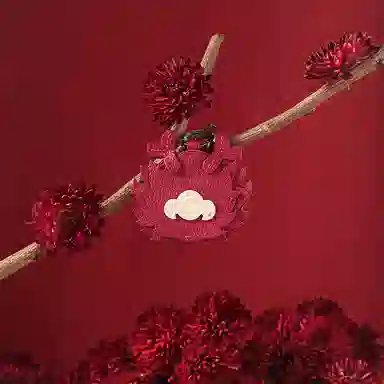 后鸟 质感饱满精致 羊皮 挂件 男女同款情侣款