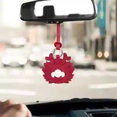 后鸟 质感饱满精致 羊皮 挂件 男女同款情侣款