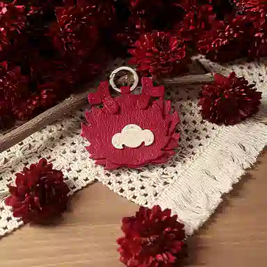 后鸟 质感饱满精致 羊皮 挂件 男女同款情侣款