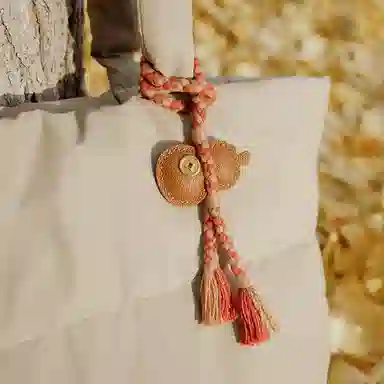 后鸟 葫芦随身福禄随身包包挂饰真皮配饰品小众新中式国潮古风本命年高级感手工编制复古轻奢设计师个性好运 羊皮 挂件 男女同款情侣款