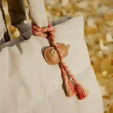 后鸟 葫芦随身福禄随身包包挂饰真皮配饰品小众新中式国潮古风本命年高级感手工编制复古轻奢设计师个性好运 羊皮 挂件 男女同款情侣款