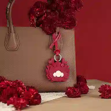 后鸟 质感饱满精致 羊皮 挂件 男女同款情侣款