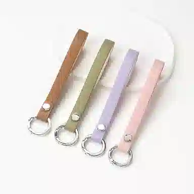 后鸟 小众个性轻奢甜美 手工小羊皮真皮 手机配饰 男女同款情侣款 公主粉/森林绿/香草紫/焦糖棕/芥末绿