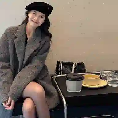 桴生 秋冬小个子赫本风高级感羊毛呢子外套大衣 女款