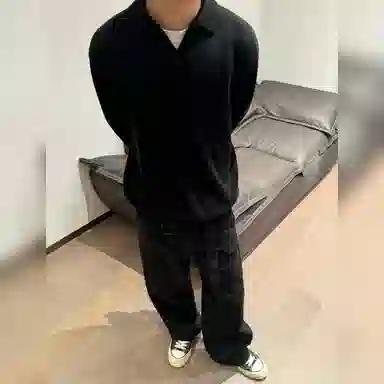 haonanhuang Sweater Black