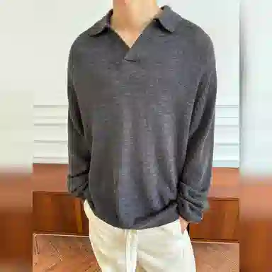 haonanhuang Sweater Black