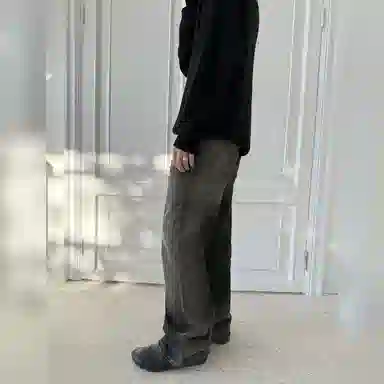 haonanhuang Vintage Flare Jeans Black