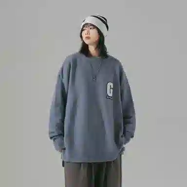 GOLFCROSS Logo Embroidered Pullover Sweater