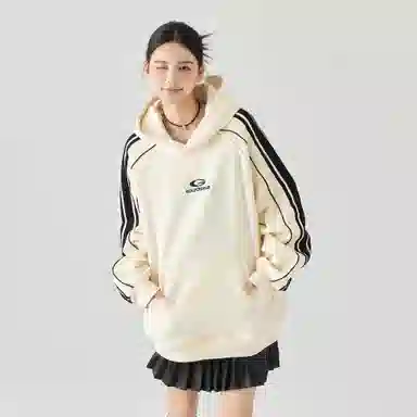 GOLFCROSS Vintage Striped Hoodie