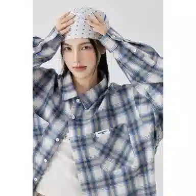 GOLFCROSS Retro Plaid Shirt