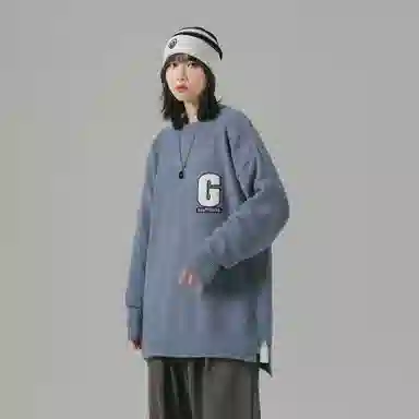 GOLFCROSS Logo Embroidered Pullover Sweater