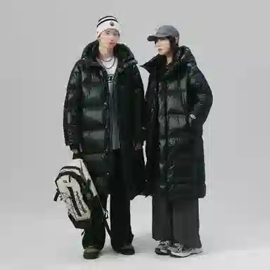 GOLFCROSS Extreme Winter Series Black Down Coat