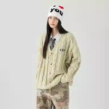 GOLFCROSS V-Neck Cardigan