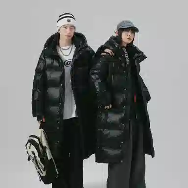 GOLFCROSS Extreme Winter Series Black Down Coat