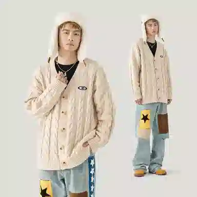 GOLFCROSS V-Neck Cardigan